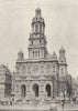 PARIS. Trinite 1895 old antique vintage print picture