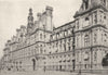 PARIS. Hotel de Ville. Ensemble 1895 old antique vintage print picture