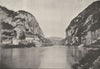 RHÔNE. Yenne. Pont sur Rhone 1895 old antique vintage print picture