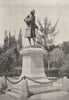 AIN. Ferney. Statue de Voltaire 1895 old antique vintage print picture