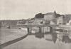 MAYENNE. Pont 1895 old antique vintage print picture
