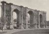 MARNE. Reims. Porte Romaine 1895 old antique vintage print picture