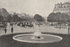 PARIS. Rond- point des Champs- Elysées 1895 old antique vintage print picture
