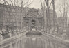 PARIS. Luxembourg. Fontaine Médicis 1895 old antique vintage print picture