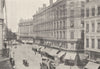 RHÔNE. Lyon. rue de République 1895 old antique vintage print picture