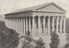 PARIS. Madeleine 1895 old antique vintage print picture