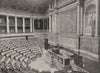 PARIS. Chambre des Députés. Intérieur 1895 old antique vintage print picture