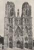 MEURTHE- ET- MOSELLE. Toul. Cathédrale 1895 old antique vintage print picture
