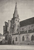 YONNE. Auxerre. St- Eusèbe 1895 old antique vintage print picture