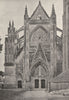 LOIR- ET- CHER. Vendôme. Eglise de Trinité 1895 old antique print picture