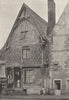 FRANCE. Luynes. Maisons sur place 1895 old antique vintage print picture