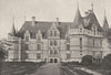 INDRE- ET- LOIRE. Azay- le- Rideau. Chateau 1895 old antique print picture