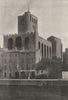 HÉRAULT. Agde. Ancienne Cathédrale 1895 old antique vintage print picture