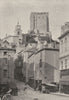FRANCE. Crest. Tour 1895 old antique vintage print picture