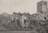PYRÉNÉES- ORIENTALES. Casteil. St- Martin du Canigou 1895 old antique print