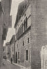 LOT. Figeac. Vieilles Maisons 1895 old antique vintage print picture