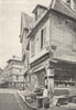 EURE. Louviers. Vieilles Maisons 1895 old antique vintage print picture