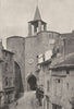 DEUX- SÈVRES. Pl. MLCIX- Parthenay. Porte de Ville 1895 old antique print