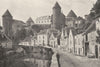 FRANCE. Semur. générale 1895 old antique vintage print picture