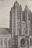OISE. Noyon. Ancienne Cathédrale 1895 old antique vintage print picture