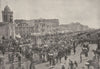 TUNISIA. Tunis. Avenue de Marine 1895 old antique vintage print picture