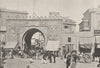TUNISIA. Tunis. Porte de France 1895 old antique vintage print picture