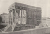 TUNISIA. Tebessa. Temple de Minerve 1895 old antique vintage print picture