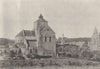 INDRE. Fontgombault. Abbaye 1895 old antique vintage print picture