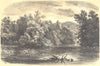 NORTH AMERICA. Forêt vierge de l'Amérique Septentrionale 1852 old print