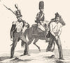 FRANCE. Gendarmerie en 1834 1835 old antique vintage print picture