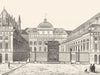 FRANCE. Palais de Justice 1835 old antique vintage print picture
