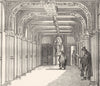 FRANCE. Salle des pas Perdus- Cour de Cassation 1835 old antique print picture