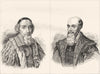 FRANCE. Mathieu Molé; L' Hospital 1835 old antique vintage print picture