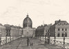 FRANCE. Palais de L'Institut 1835 old antique vintage print picture