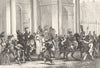 FRANCE. Le Boeuf gras 1835 old antique vintage print picture