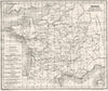 FRANCE. France Géologie, climats, Agriculture productions 1835 old antique map