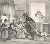 FRANCE. Le Médecin de Campagne 1835 old antique vintage print picture