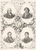 FRANCE. Cassini; Biot; Darcet; Cordier 1835 old antique vintage print picture
