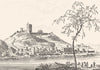 AIN. Frevoux au XVIe Siécle 1835 old antique vintage print picture