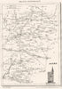 AISNE. Aisne. Département  1835 old antique vintage map plan chart