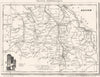 ALLIER. Allier. Département  1835 old antique vintage map plan chart