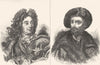 ALLIER. Le Mal de Villars; Le e ble de Bourbon 1835 old antique print picture