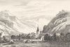 ALPES-DE-HAUTE-PROVENCE. Basses-Alpes. Barcelonnette 1835 old antique print