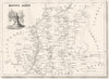 ALPES-DE-HAUTE-PROVENCE. Basses-Alpes. Département  1835 old antique map chart