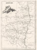 ARDÈCHE. Ardèche. Département  1835 old antique vintage map plan chart