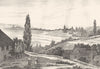 ARDENNES. Meziéres 1835 old antique vintage print picture