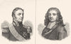 ARIÈGE. Mal. Clausel; Bayle 1835 old antique vintage print picture