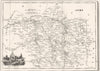 AUBE. Aube. Département  1835 old antique vintage map plan chart