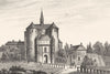 AUBE. Port St. Jacques à Troyes 1835 old antique vintage print picture
