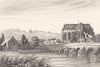 AUBE. Bar Sur-Seine 1835 old antique vintage print picture